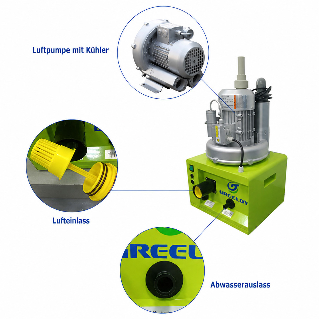 GREELOY&reg; GS-02 Tragbares Dental absaugger&auml;t f&uuml;r Zahnheilkunde Klinik & Chirurgie Raum 1100W 600 L/min